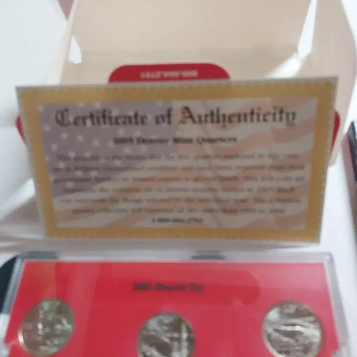 [BUNJANG] 2004 Platinum Edition &amp; 2005 Denver Mint Edition Coin Set / 2005 덴버 민트 에디션 / 2004 플래티넘 에디션 주 세트