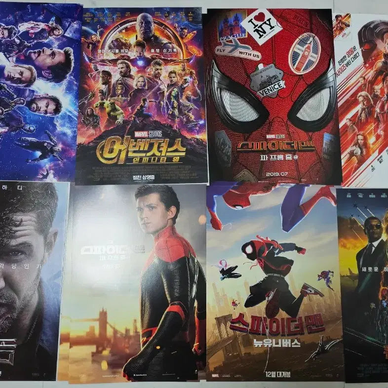 [BUNJANG] Spider-Man Iron Man Marvel Movie Merchandise Collection Poster Pamphlet / 스파이더맨 아이언맨 외 마블 굿즈 영화 소장품 포스터 팜플렛