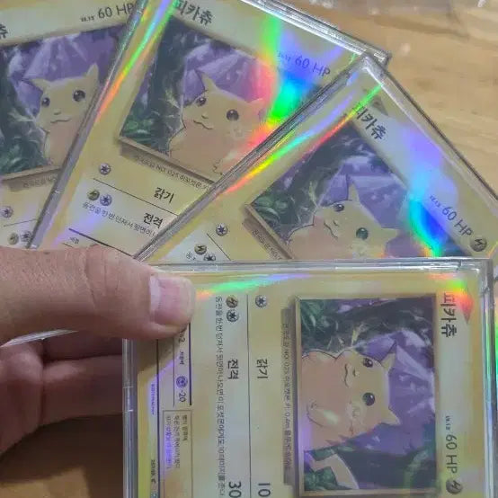 [BUNJANG] Pokemon Card 20th Anniversary Thunder/Pikachu/Raichu Bundle Set / 포켓몬카드 20주년 썬더/피카츄/라이츄 일괄