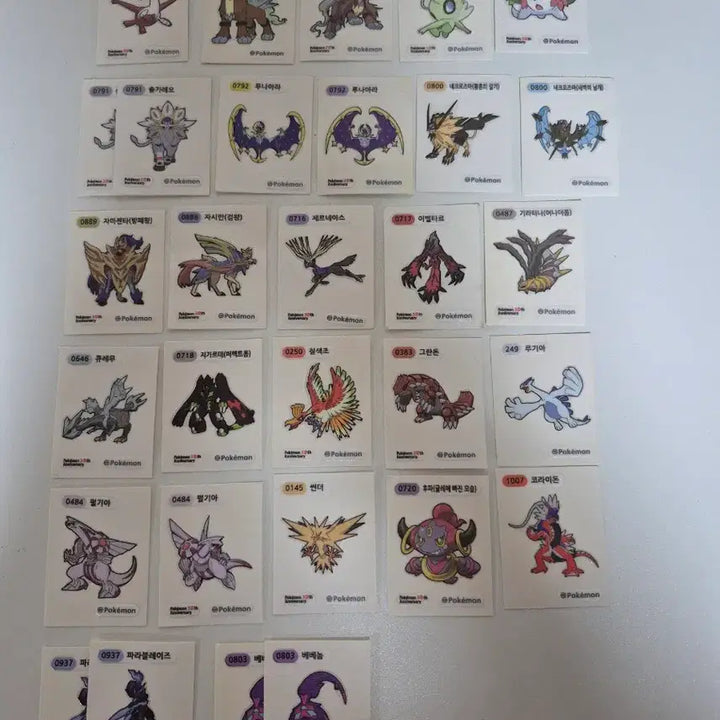 [BUNJANG] Pokemon Stickers 120-Piece Bundle Set / 포켓몬 띠부씰 120장 일괄