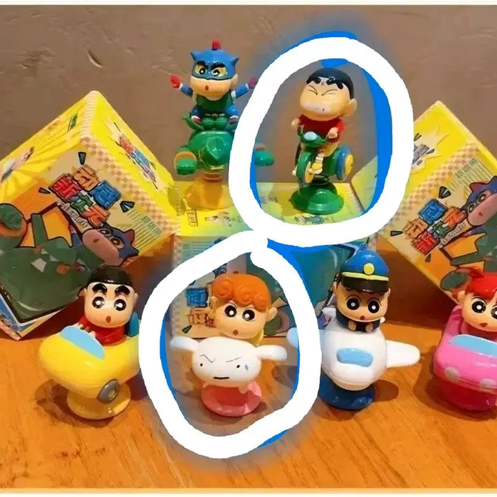 [BUNJANG] Crayon Shin-chan Gacha Figures (Shin-chan, Shin-chan&