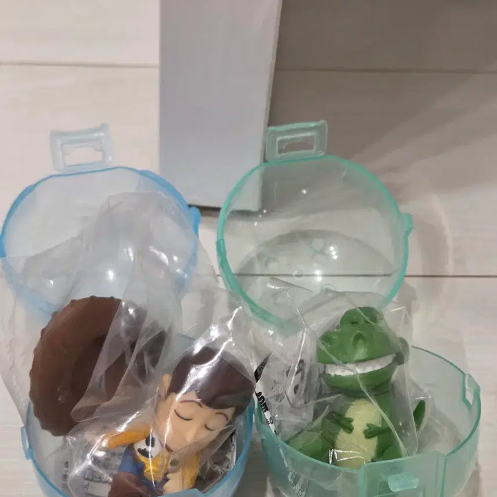 [BUNJANG] Toy Story Woody &amp; Rex Shoulder Gacha Set / 토이스토리 어깨쿵 가챠(우디, 렉스 일괄)