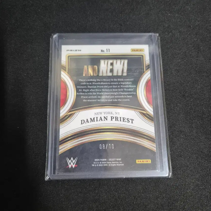 [BUNJANG] Panini Select WWE Damian Priest Gold Wave Insert 1/10 / [WWE] 데미안 프리스트 골드웨이브 인서트 10한정