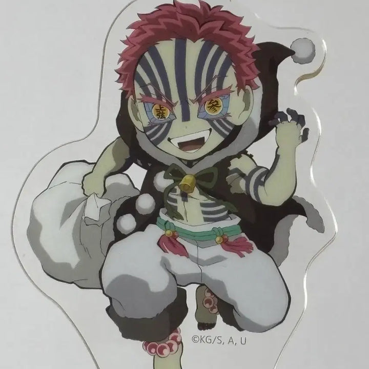 [BUNJANG] Demon Slayer Akaza Christmas Acrylic Stand / 귀멸의칼날 아카자 크리스마스 아크릴 스탠드