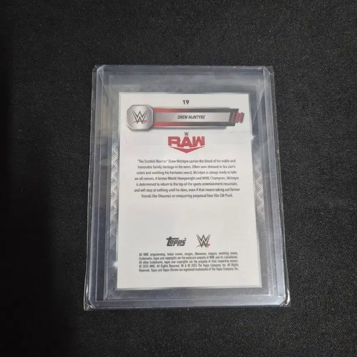 [BUNJANG] Drew McIntyre Steel Cage 37 Limited Edition WWE Trading Card / [WWE] 드류 매킨타이어 스틸 케이지 37한정