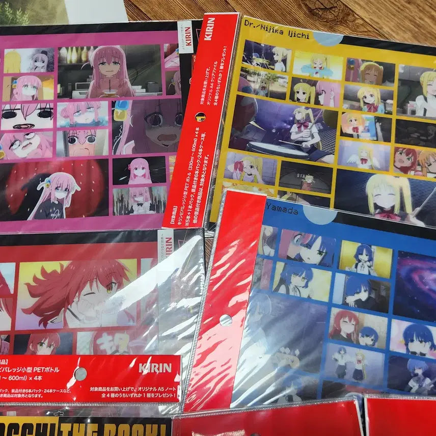 [BUNJANG] Bocchi the Rock! KIRIN Clear File + Notebook Complete Set / 봇치더록 KIRIN 클리어파일+노트 전종+포스트 - [포스트/스티커 덤]