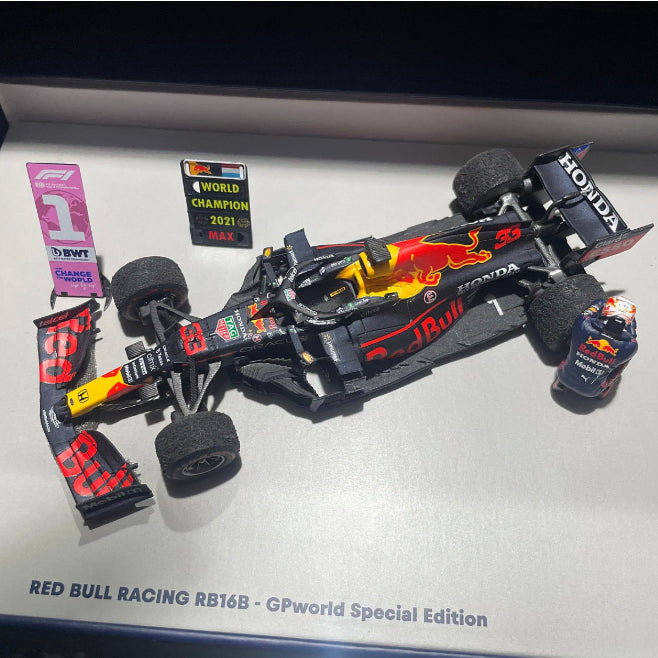[BUNJANG] Spark 1:43 Red Bull Verstappen 2021 Abu Dhabi GP Winner Limited Edition Model / 스파크 1:43 레드불 베르스타펜 2021 아부다비 우승 기념 한정 모델