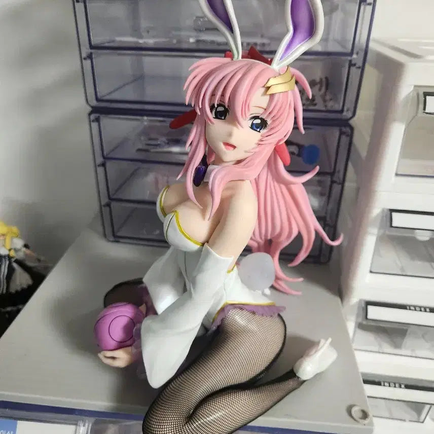 [BUNJANG] Mobile Suit Gundam SEED Lacus Clyne Bunny Girl Figure / 오늘만 반값할인)기동전사 라크스 클라인 바니걸 피규어