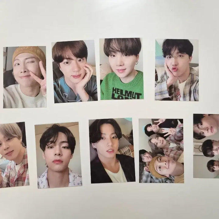 [SOLD OUT] 방탄소년단bts be 파자마 포토카드 9장 세트