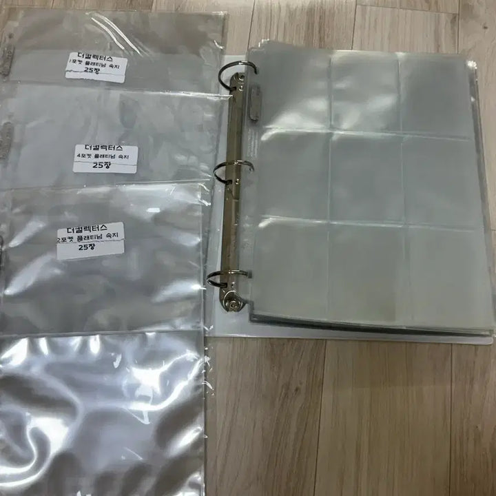 [BUNJANG] Ultra Pro Platinum 3-Ring 9-Pocket Binder Pages (Baseball, KBO, Soccer Cards, Photocards) / 울트라 프로 플래티넘 3공 9포켓 바인더 속지 야구 kbo 축구카드 포카