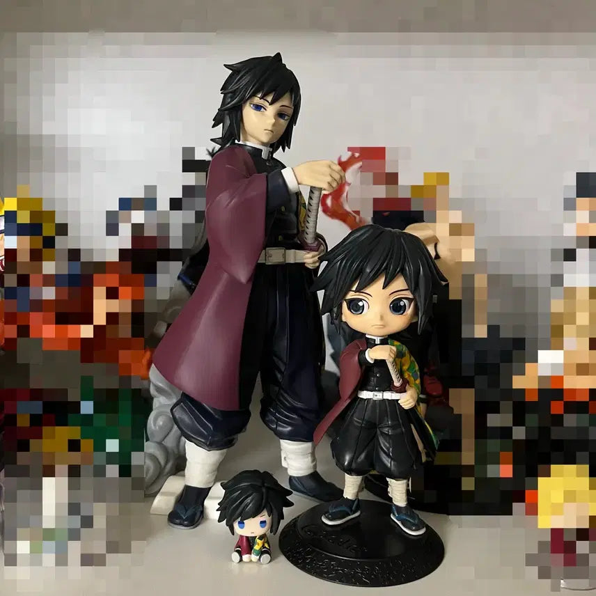 [BUNJANG] Demon Slayer Giyu Tomioka Figure Bundle Set / 귀멸의 칼날 토미오카 기유 피규어 3개 일괄