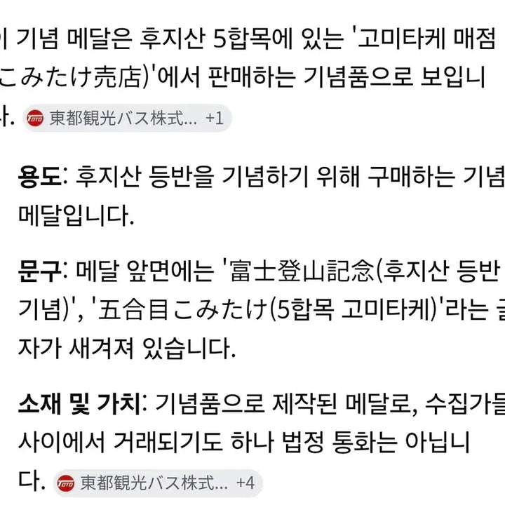 [BUNJANG] Mount Fuji Climbing Commemorative Medal Charm / 후지산 등산 기념메달...개운, 소복...부적용
