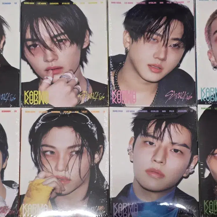 [SOLD OUT] (일괄)(미개봉)스트레이키즈 카르마 스키즈 KARMA 아코디언 8종 세트