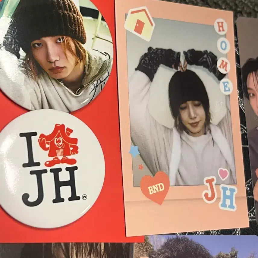 [BUNJANG] BOYNEXTDOOR Myung Jae Hyun Badge, Instant Photocard, Split Set Bundle / 보넥도 명재현 뱃지 인스턴트 포카 분철 등