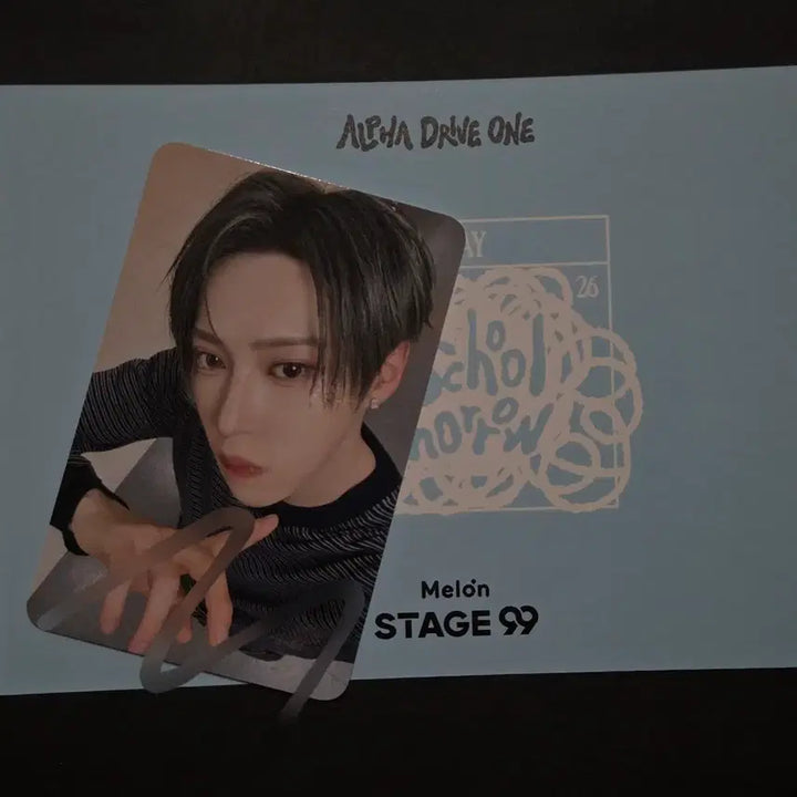 [BUNJANG] Alpha Drive One Melon Stage 99 Reverse Fan Service Photocard Arno / 알파드라이브원 멜론 스테이지99 역조공 포카 양도 아르노