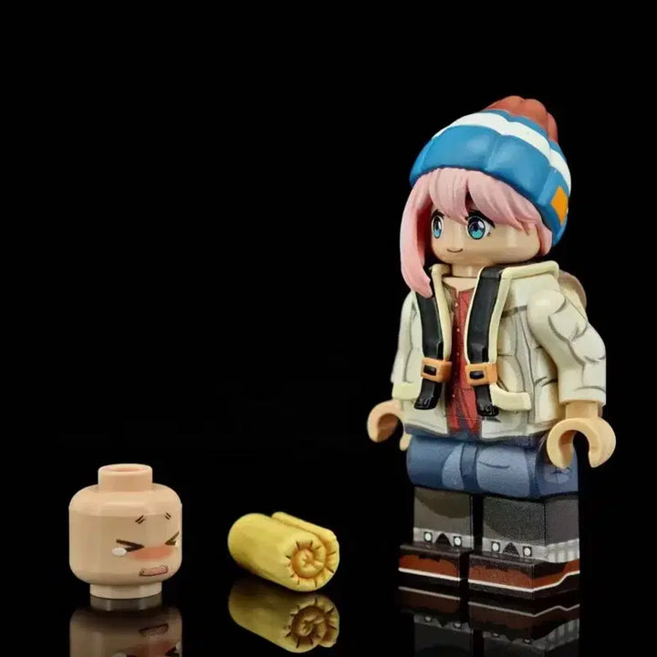 [BUNJANG] d made Laid-Back Camp Nadeshiko Custom Minifigure / (가격인하)d made 유루캠 나데시코 커스텀 레고 미니 피규어