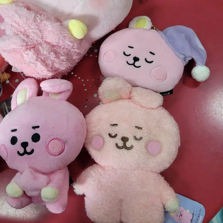 [BUNJANG] BT21 Character Keychain Plush Set (6 Types) / BT21 캐릭터 키링 인형 6종 세트
