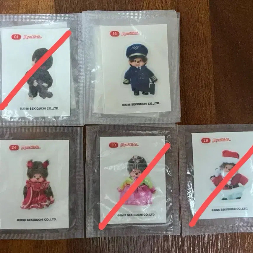 [BUNJANG] Monchhichi Sticker / 몬치치띠부씰