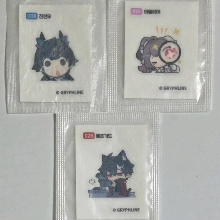 [BUNJANG] Endfield GS25 Collaboration Sticker Bundle Set (Jin Cheon-u / Adelia / Wolfgard) / (일괄가) 명일방주 엔드필드 gs25 콜라보 띠부씰(진천우/아델리아/울프가드)