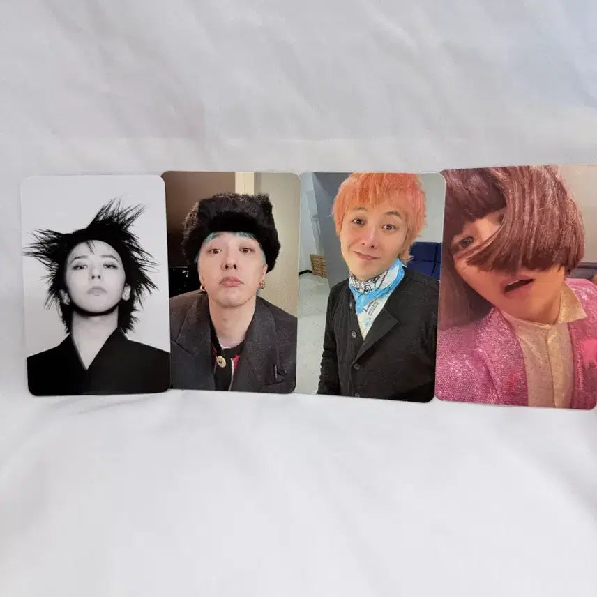 [BUNJANG] G-Dragon Photocard Bundle Set (4 Types) / 지디 포카 4종 일괄