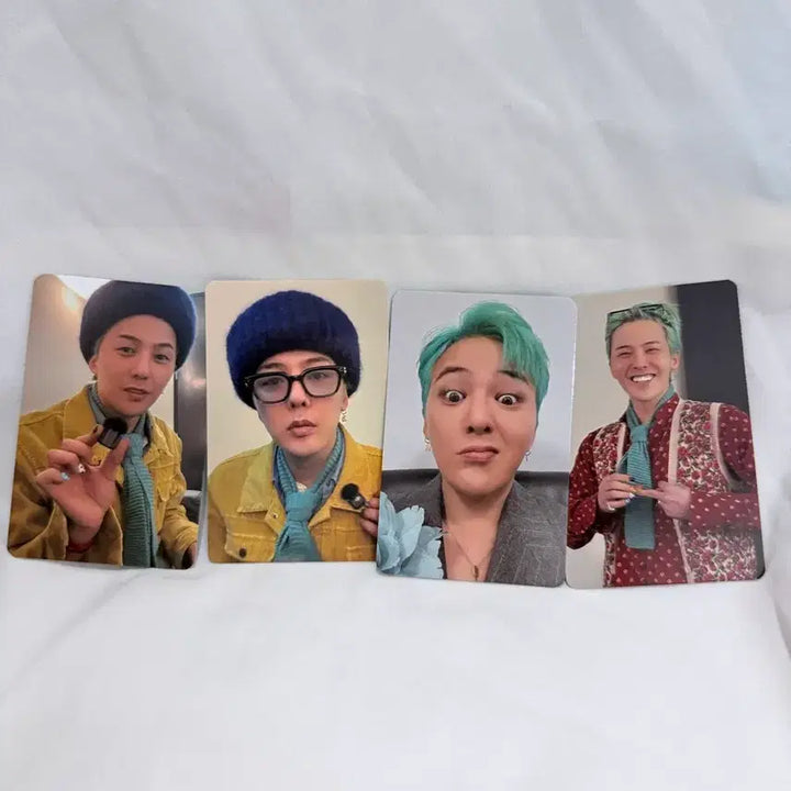 [BUNJANG] G-Dragon Photocard Bundle Set (4 Types) / 지디 포카 4종일괄