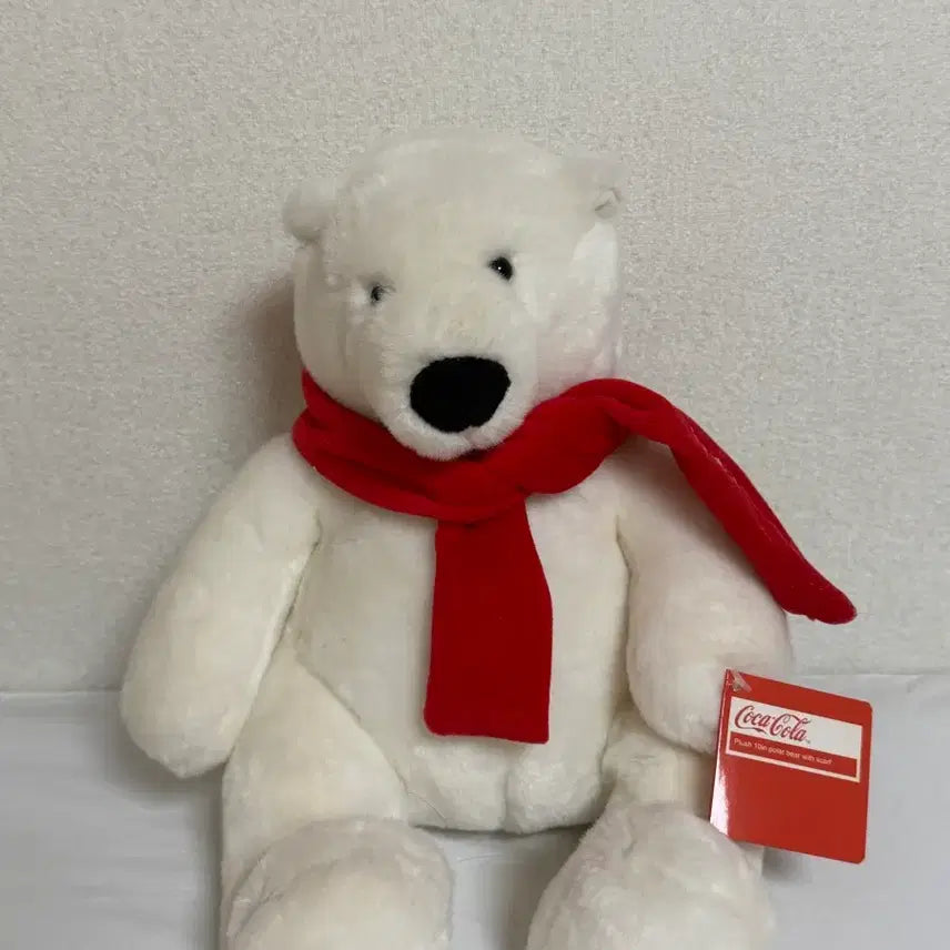 [BUNJANG] Coca-Cola Polar Bear Plush Doll / 코카콜라 폴라베어 인형