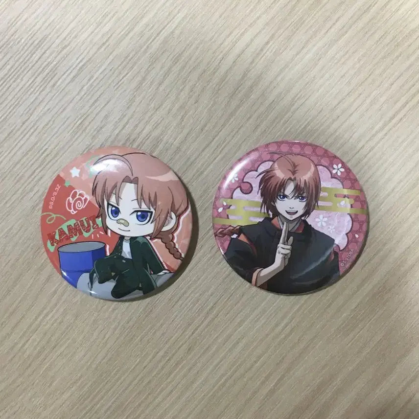 [BUNJANG] Gintama Kamui Badge Set / 은혼 카무이 뱃지