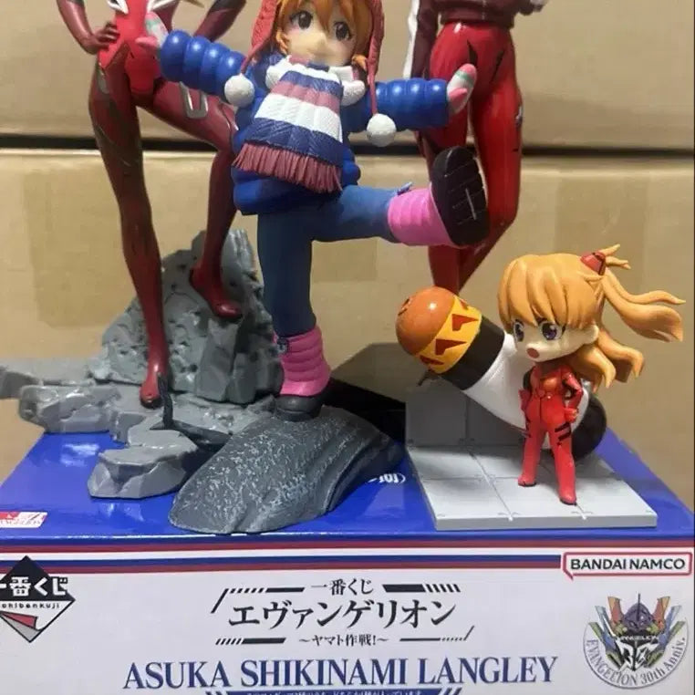 [BUNJANG] Evangelion Asuka 4 Figure Bundle Set / (택포 6.0) 에반게리온 아스카 피규어 4종 일괄