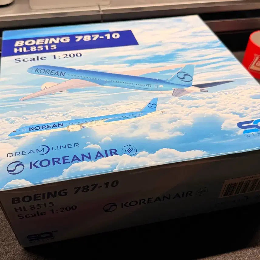 [BUNJANG] SQWings Korean Air New Livery B787-10 1:200 Die-cast Model / SQWings 대한항공 신도장 B787-10 1:200 S급 풀박스