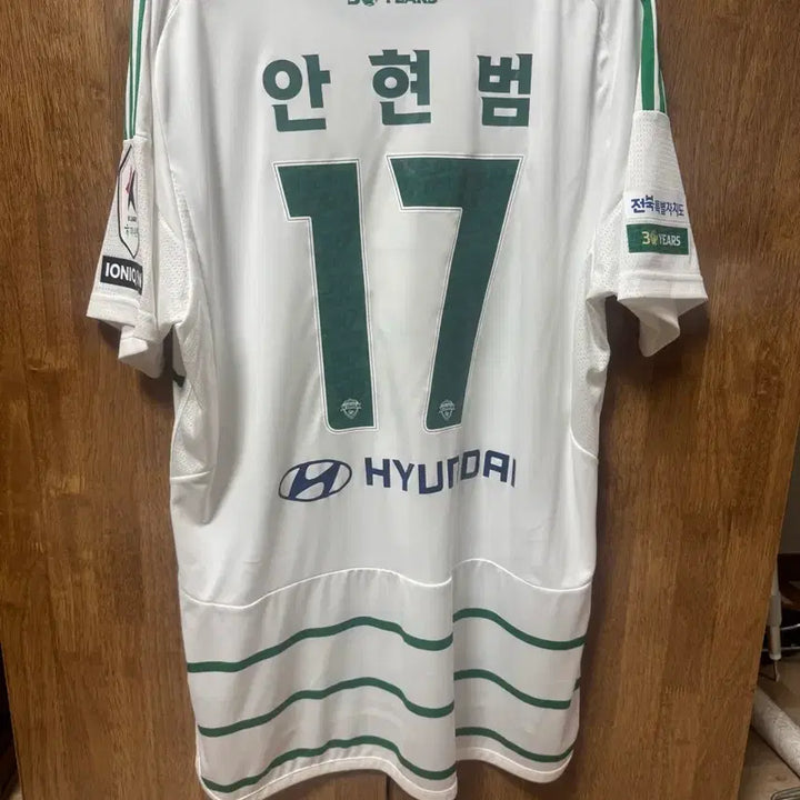 [BUNJANG] Jeonbuk Hyundai Motors 30th Anniversary Edition Adidas Authentic Jersey / 전북현대 유니폼