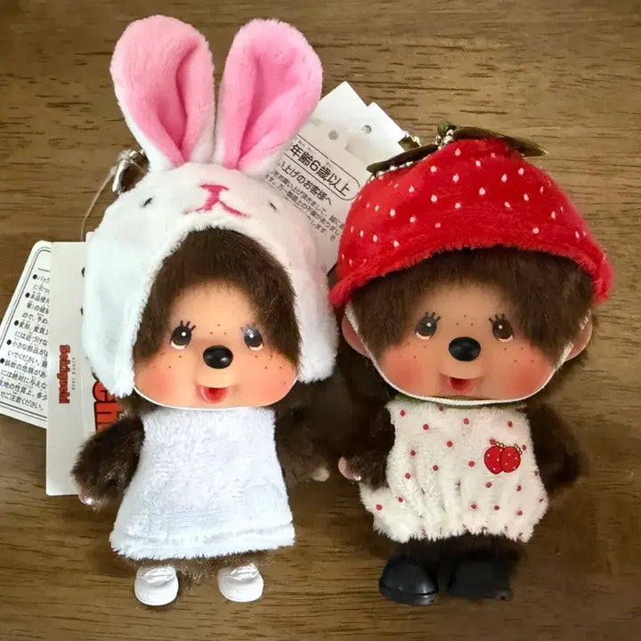 [BUNJANG] Monchhichi Costume Big Head Keychain / 몬치치 코스튬 빅헤드 몬치치 키링