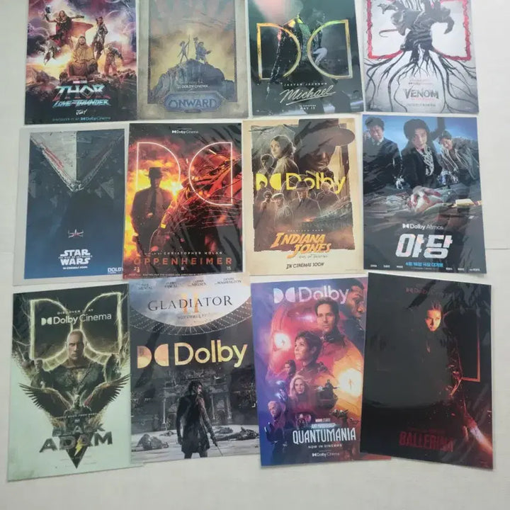 [BUNJANG] Dolby Cinema / Atmos Poster Bundle (18 Types) / 돌비시네마 포스터 판매합니다.
