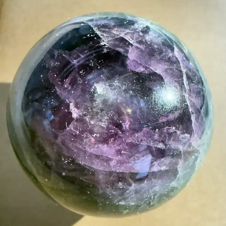 [BUNJANG] Fluorite Sphere / 플루오라이트 스피어(겹겹이 레이어 된듯한 스낌의 원석 팝니다)
