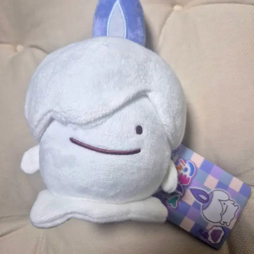 [BUNJANG] Transforming Ditto Fire Stone Plush / 변신 메타몽 불켜미 인형