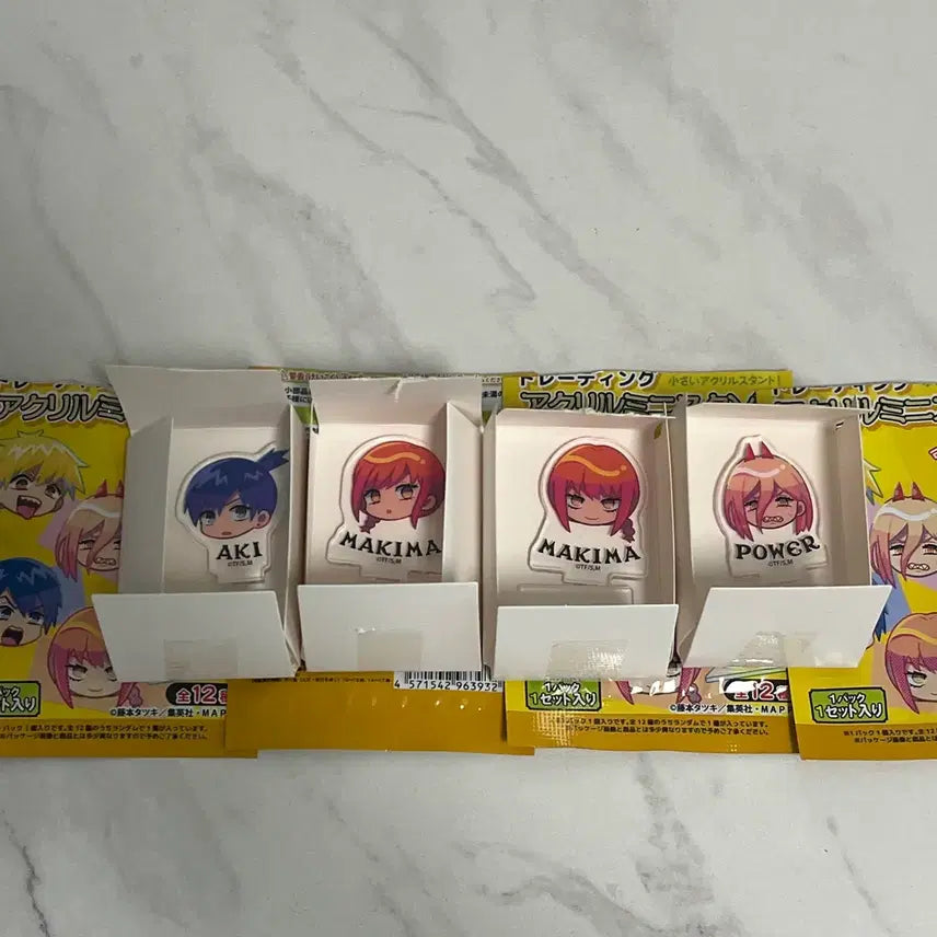 [BUNJANG] Chainsaw Man Acrylic Stand Random Bundle Set (Unsealed) / [단순 개봉] 체인소맨 아크릴스탠드 랜덤 (일괄)