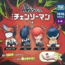 [BUNJANG] Chainsaw Man Shoulder Hugger Gacha Set / 체인소맨 어깨쿵 가챠 4종 일괄 판매