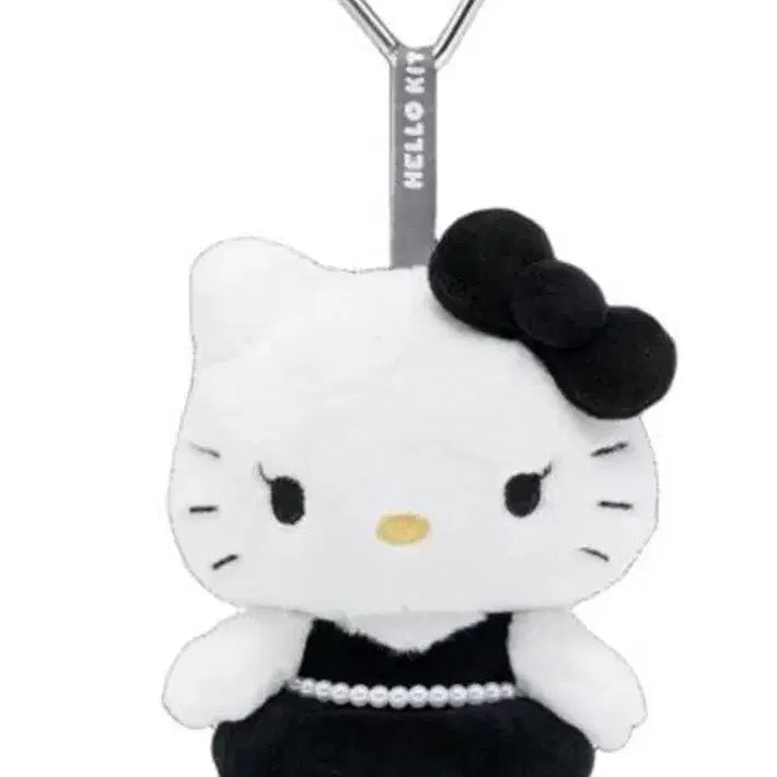 [BUNJANG] Hello Kitty x Jisoo Collaboration Doll Keychain (Black) / 헬로키티 x 지수 인형 키링 (블랙)