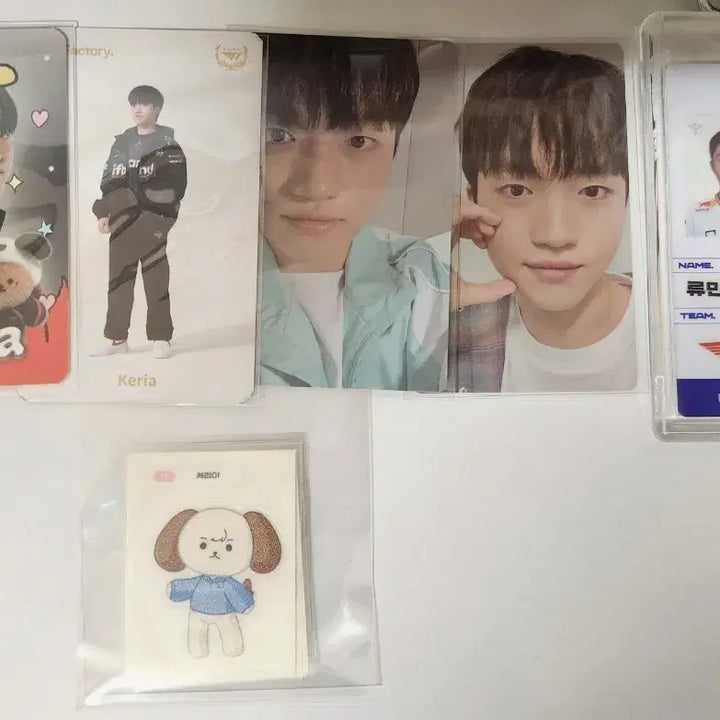 [BUNJANG] T1 Keria Photocard, Sticker, Coaster Bundle Set / T1 티원 케리아 포카, 띠부, 코스터