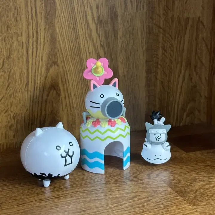 [BUNJANG] The Battle Cats Bandai Official Gacha Figures 3-Piece Bundle Set / 냥코대전쟁 반다이 공식 가챠 피규어 3종 일괄