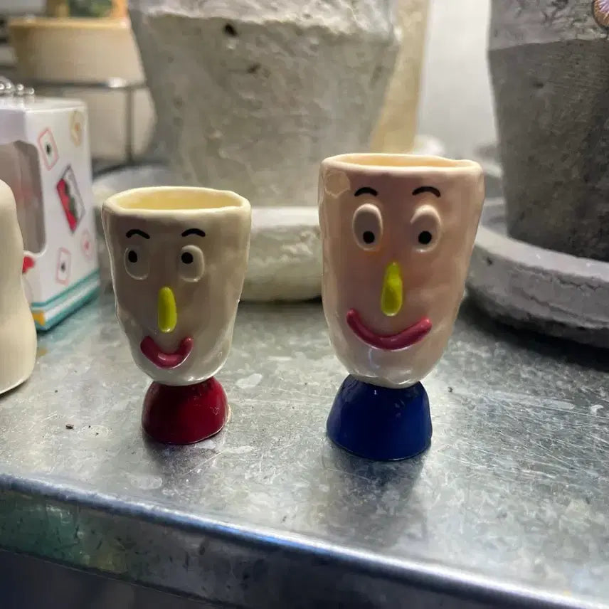 [BUNJANG] Hong Gama Gacha Series Couple Mug Cups / 홍가마 가챠 시리즈 컵 부부