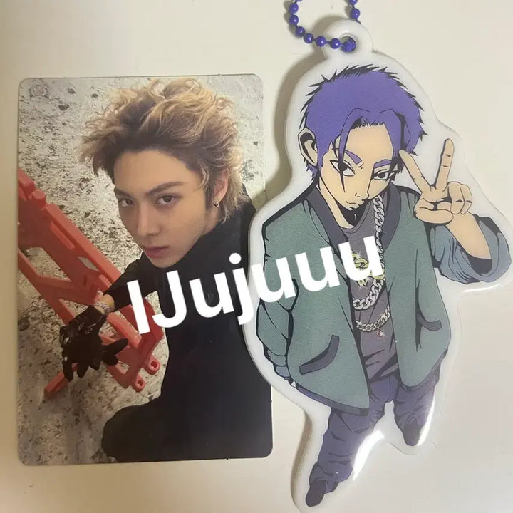 [BUNJANG] All Day Project Woochan Photocard &amp; Keyring Set / 올데이프로젝트 올데프 우찬 포카 키링 판매