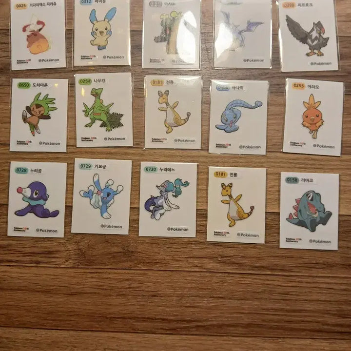 [BUNJANG] Pokemon Sticker Collection / 포켓몬 띠부실