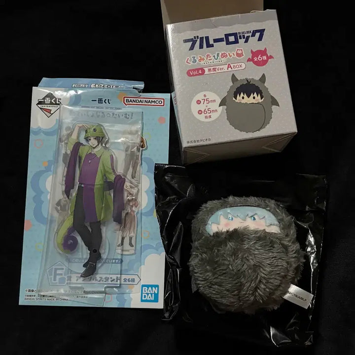 [BUNJANG] Blue Lock Ichiban Kuji F Prize Reo Acrylic Stand &amp; Hiyori Devil Tappy Plush Bundle Set / 일괄ㅣ블루록 쉬는 시간 쿠지 F상 레오 아크릴 스탠드,히요리 악마 타피누이