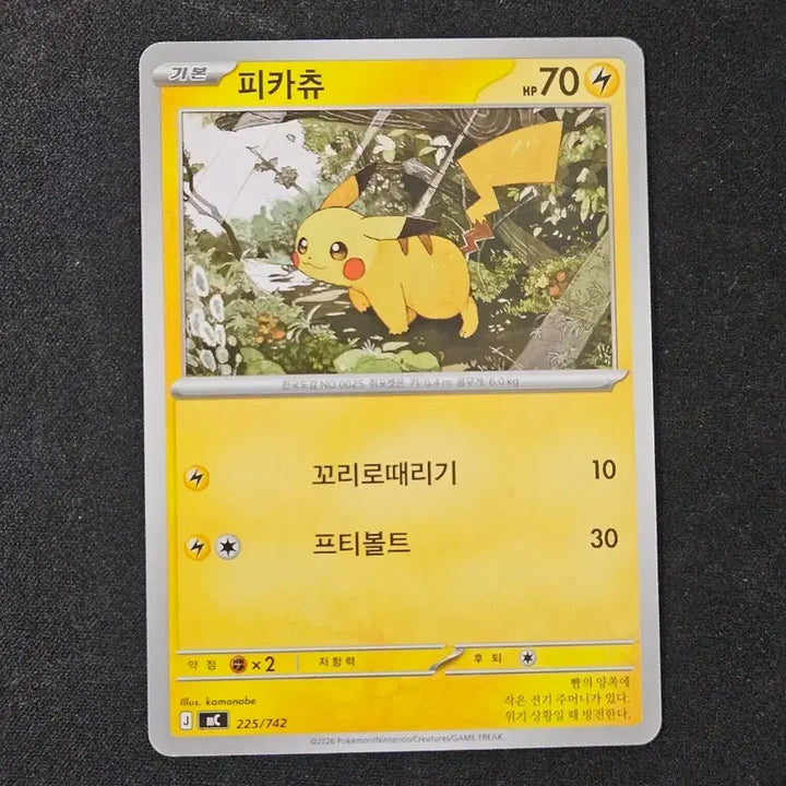 [BUNJANG] Pokémon Card Pikachu Deck (2 Cards) Bundle Set / 100덱 피카츄 2장 일괄 포켓몬카드