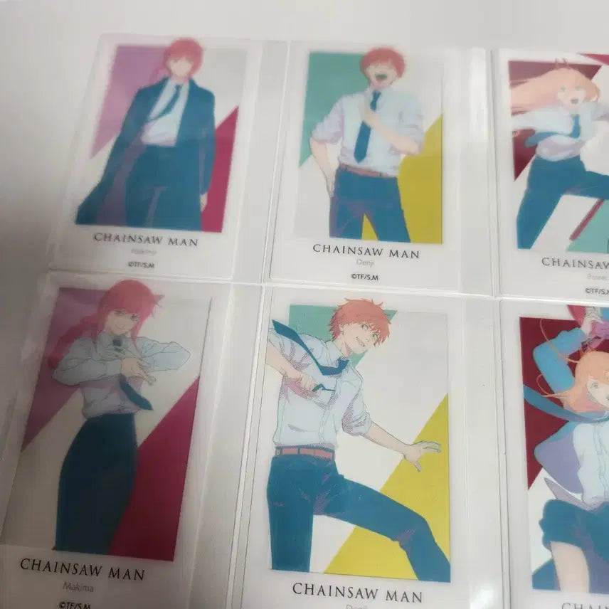 [BUNJANG] Chainsaw Man Animate Exhibition Clear Card Collection Set / 체인소맨 애니메이트 전시회 클리어 카드 컬렉션 전체