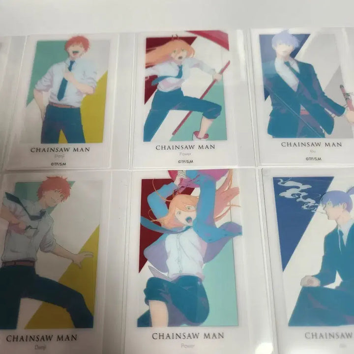 [BUNJANG] Chainsaw Man Animate Exhibition Clear Card Collection Set / 체인소맨 애니메이트 전시회 클리어 카드 컬렉션 전체