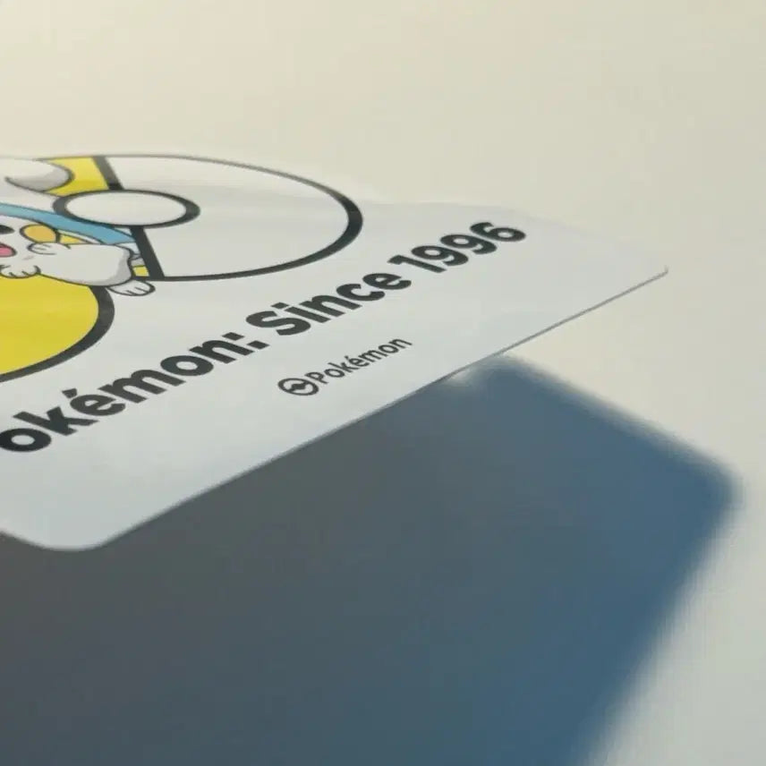 [BUNJANG] Pokemon 30th Anniversary Logo Sticker Pachirisu + 4 Random Stickers / 포켓몬스터 30주년 로고 스티커 파치리스 + 랜덤 4장