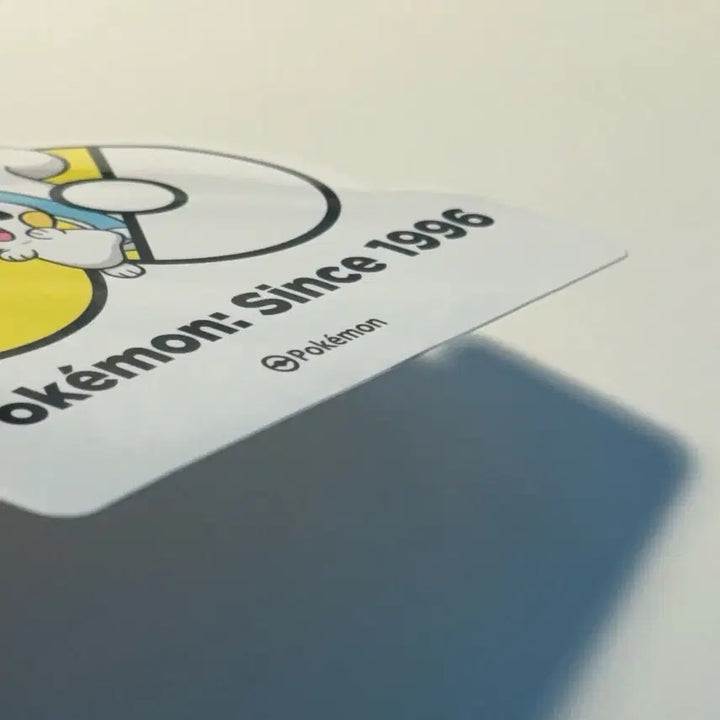 [BUNJANG] Pokemon 30th Anniversary Logo Sticker Pachirisu + 4 Random Stickers / 포켓몬스터 30주년 로고 스티커 파치리스 + 랜덤 4장