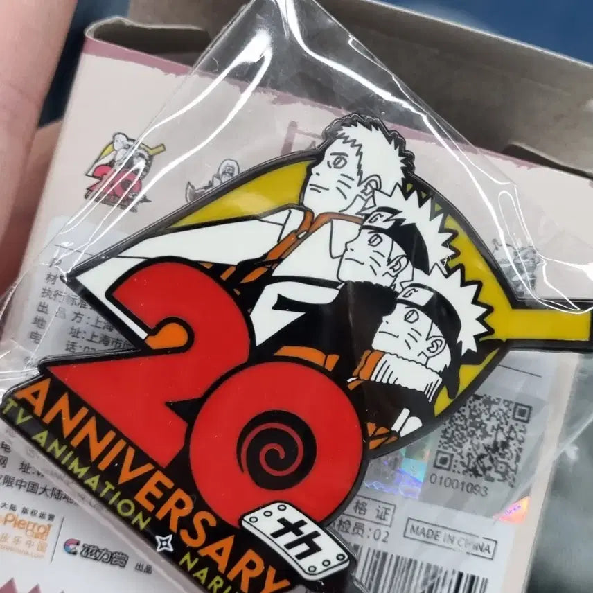 [BUNJANG] Naruto 20th Anniversary Chinese Limited KUJI Art Board &amp; Pin Badge Bundle Set / 나루토 20주년 중국 한정 쿠지 I상 색지, H상 핀뱃지 일괄 판매