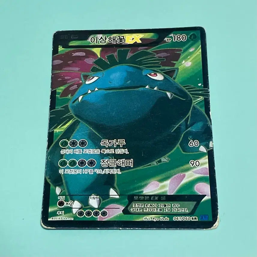 [BUNJANG] Rare Venusaur EX SR XY1 Pokemon Card / 희귀 이상해꽃 EX SR XY1 포켓몬 카드 판매